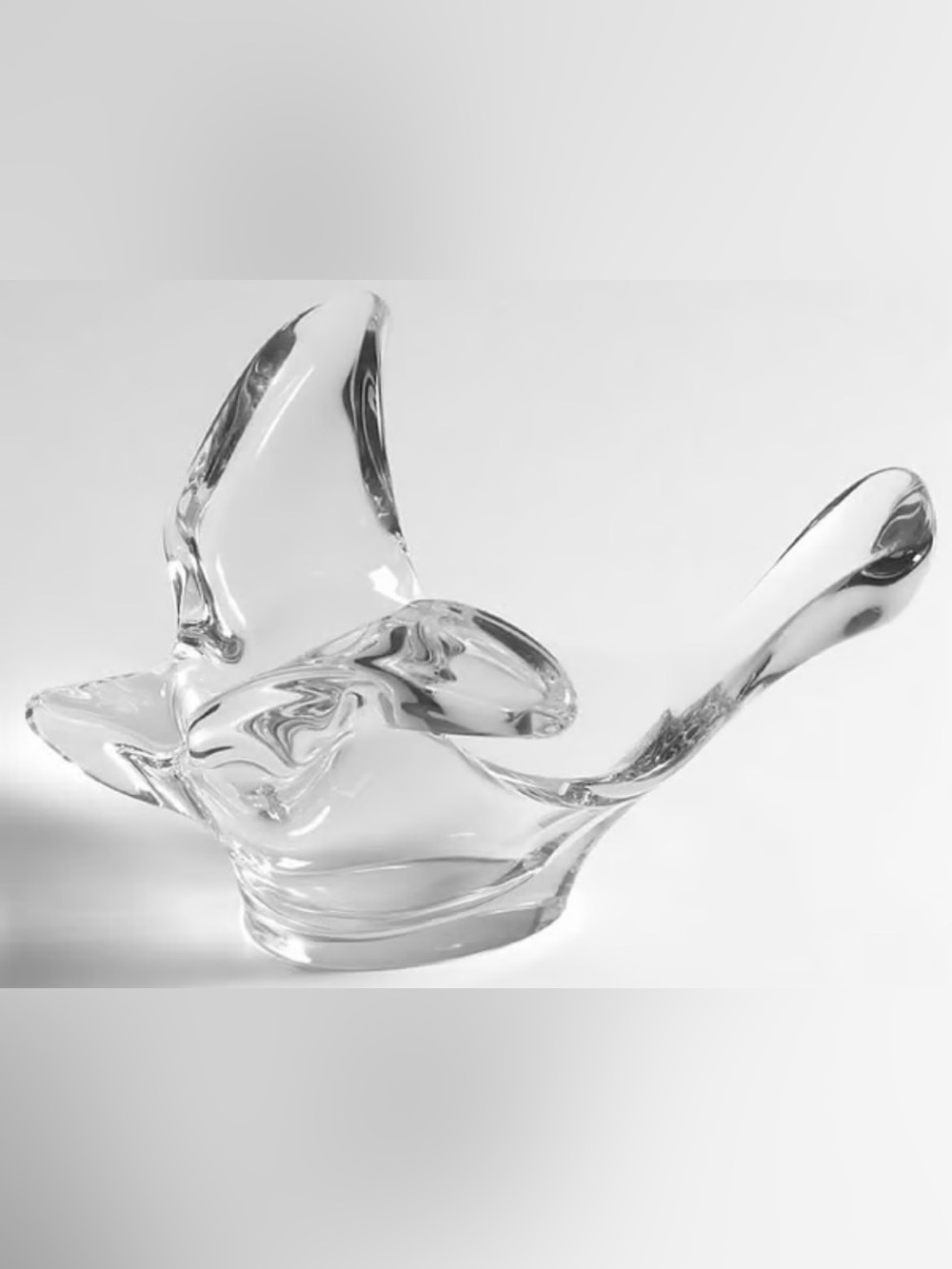 Vintage Princess House Heavy Lead Crystal “Open Bird” Glass Art